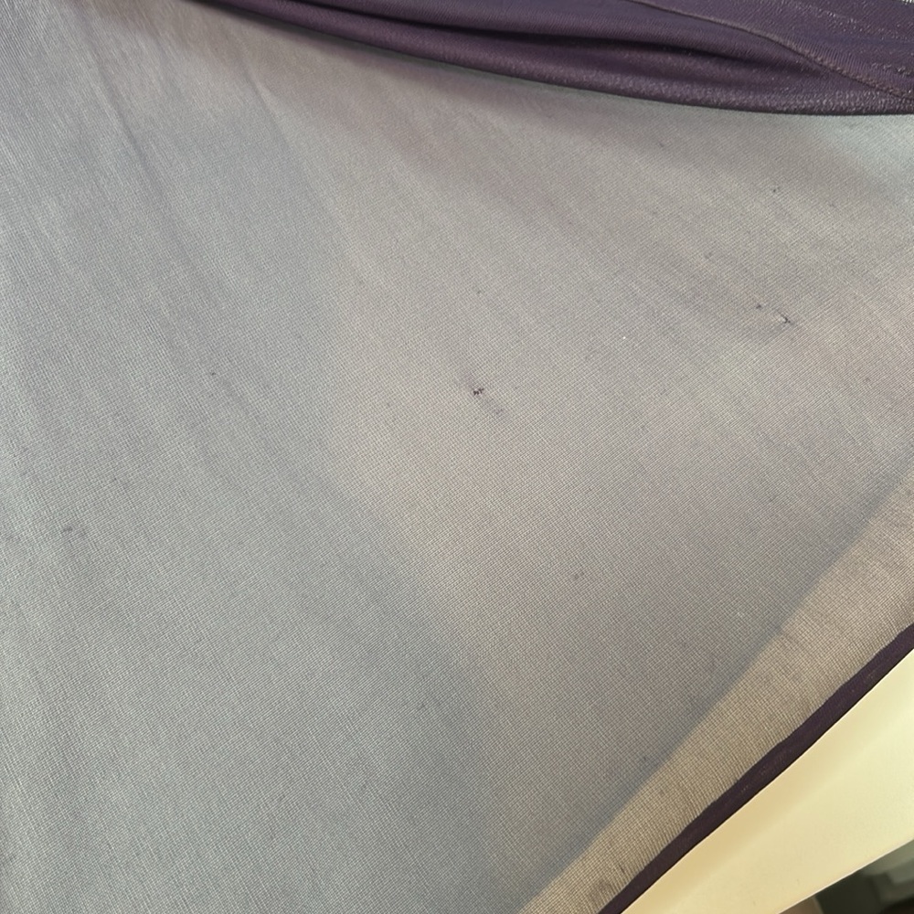 Adrianna Papell Purple Lace Evening Gown - Picture 13 of 15